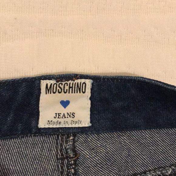 Vintage Mid-1990s Moschino Jean Skirt. Size 44. - Picture 6 of 11